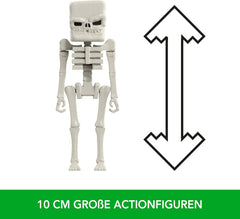 Mattel Minecraft Story Set cu 4 figurine de acțiune și 3 accesorii, Encounters In The Overworld Set, inspirat de un film Minecraft, jucărie de colecție, JFR70 Action figures Naty Shop