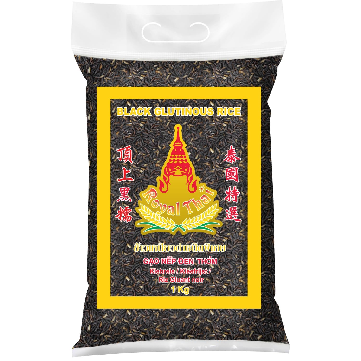 ROYAL THAI RICE - Černá lepkavá rýže - 10 x 1 kg - Multipack