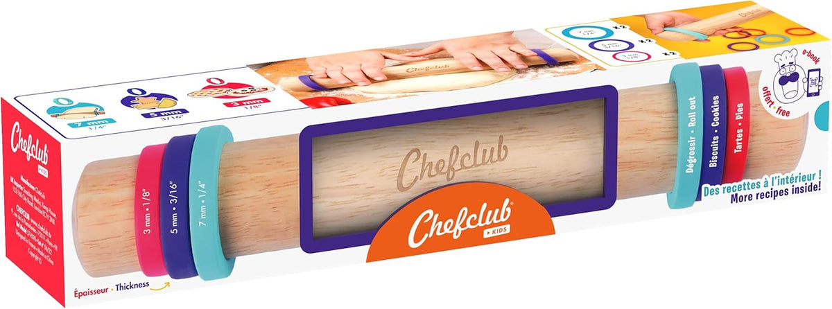 Teigrolle s nastavitelnými kroužky