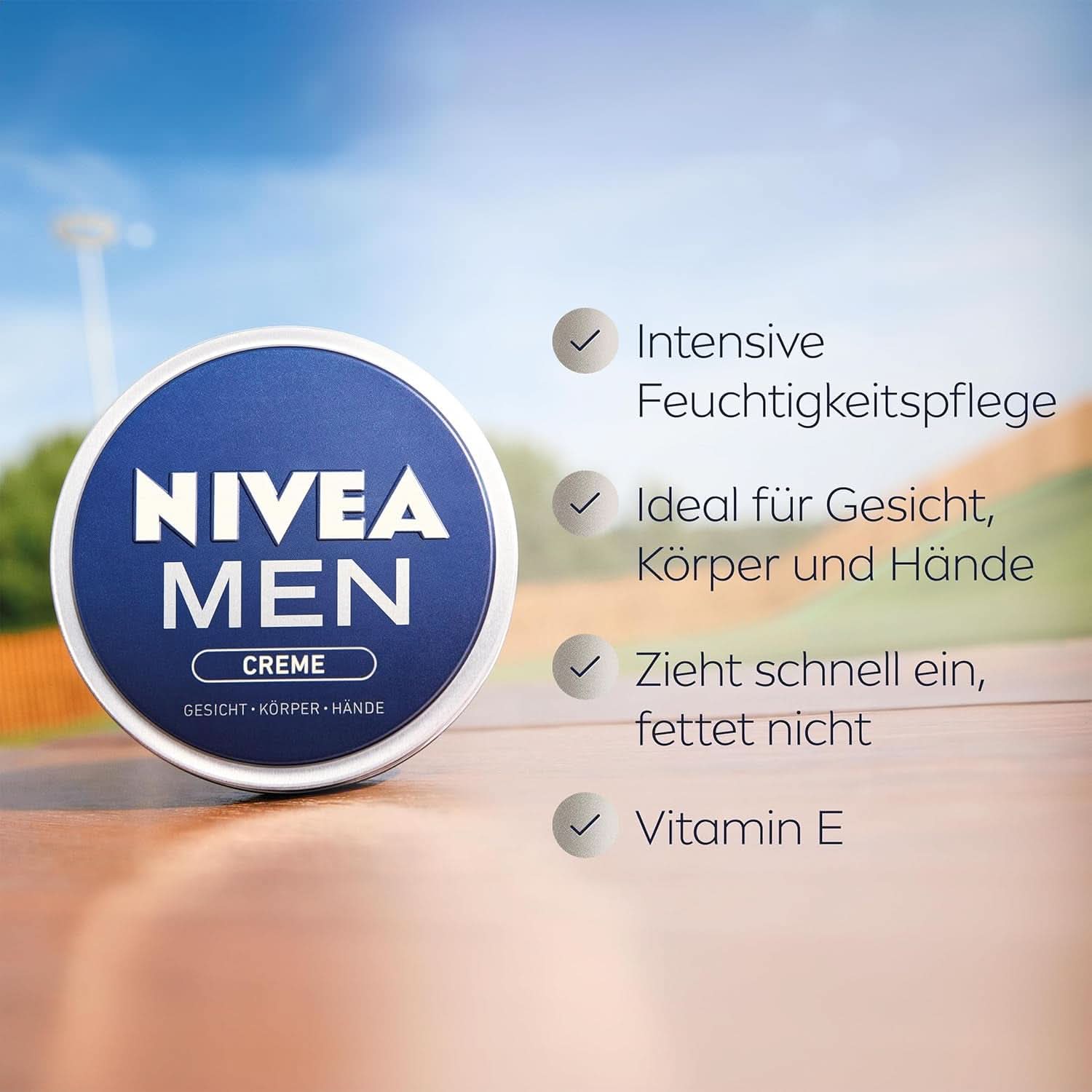 NIVEA MEN Creme, cremă hrănitoare pentru piele cu vitamina E, 150 ml Naty Shop