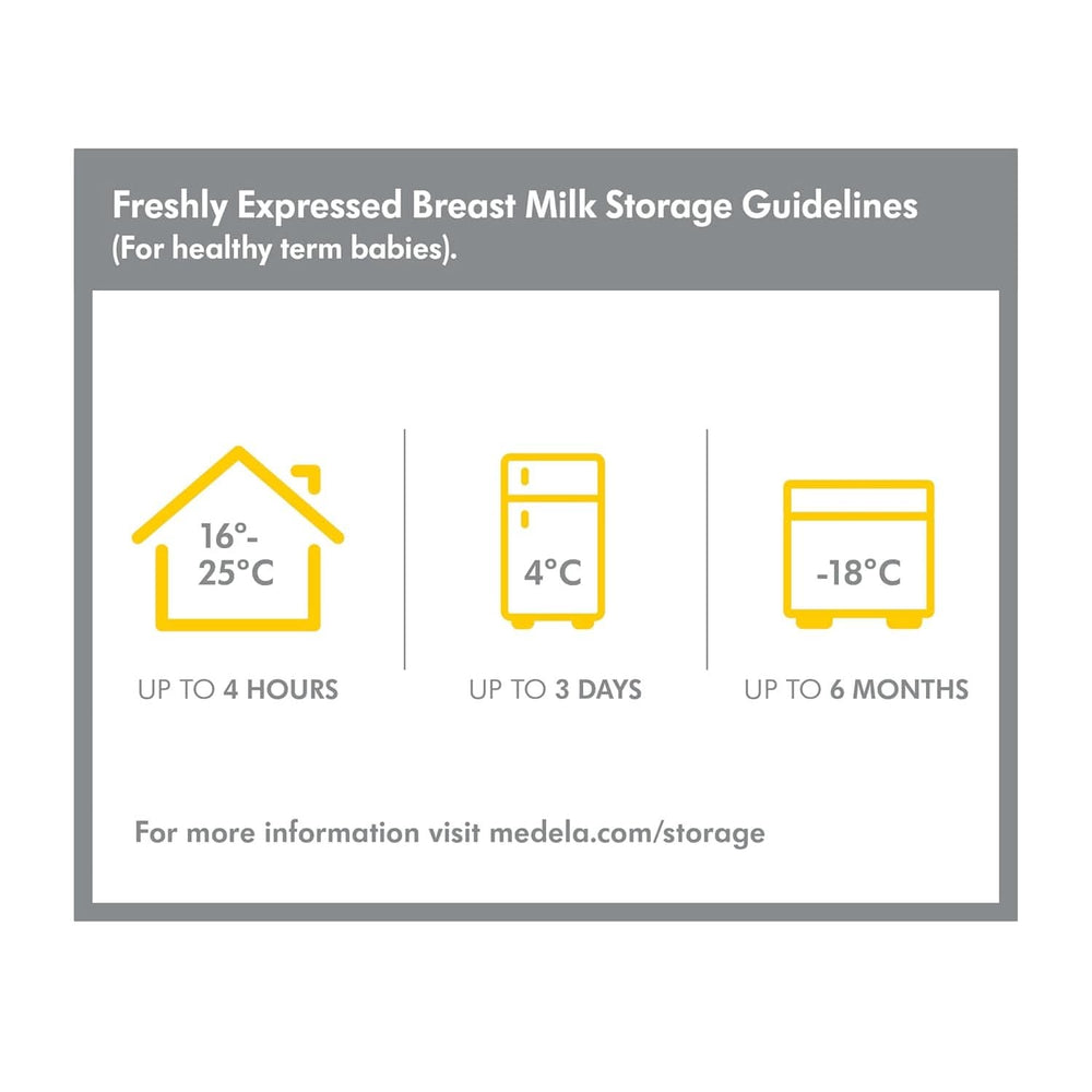 Medela Store & Feed Set | Lahvičky na uskladnění mateřského mléka, dudlík Calma, sáček na mateřské mléko | Bez doplňků BPA Potraviny a kojení Bebe Naty Shop