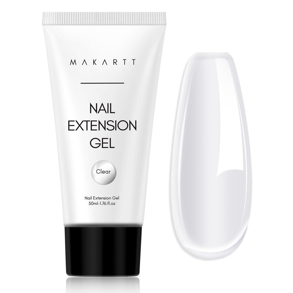 Gel pentru extensii de unghii Makartt Poly - Gel acrilic pentru extensii, gel pentru întărirea unghiilor, decorarea unghiilor, 50 ml (Violet)
