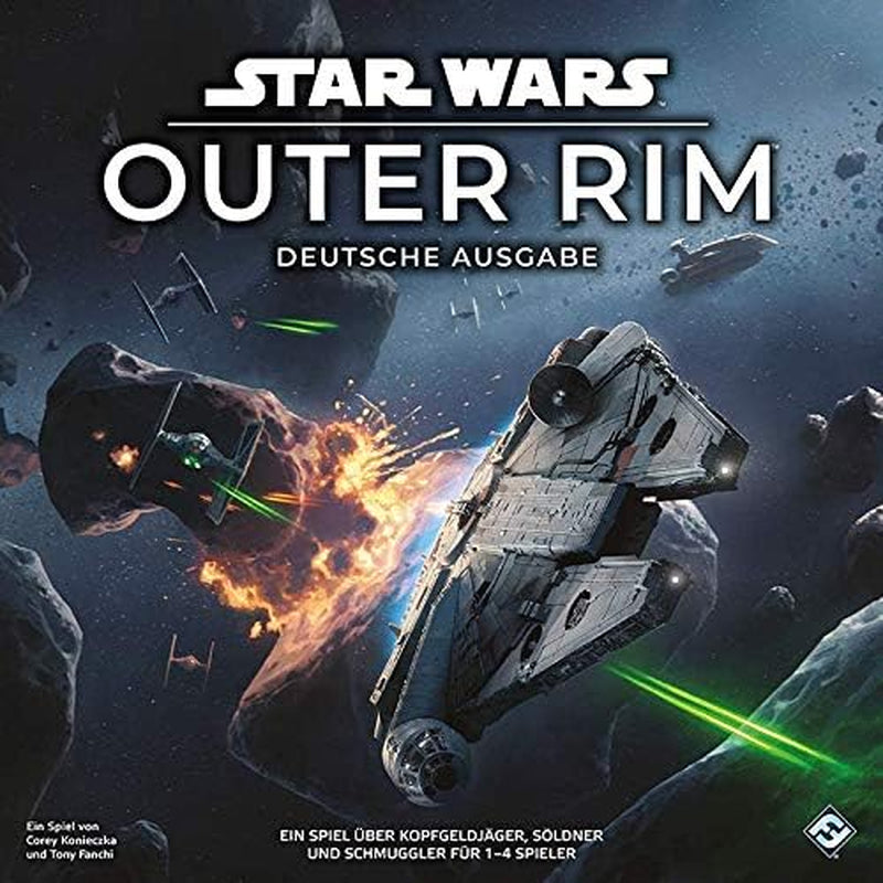 Fantasy Flight Games, Star Wars: Outer Rim, Expertenspiel, Brettspiel, 1-4 Spieler, Ab 14+ Jahren, 120+ minut, Deutsch