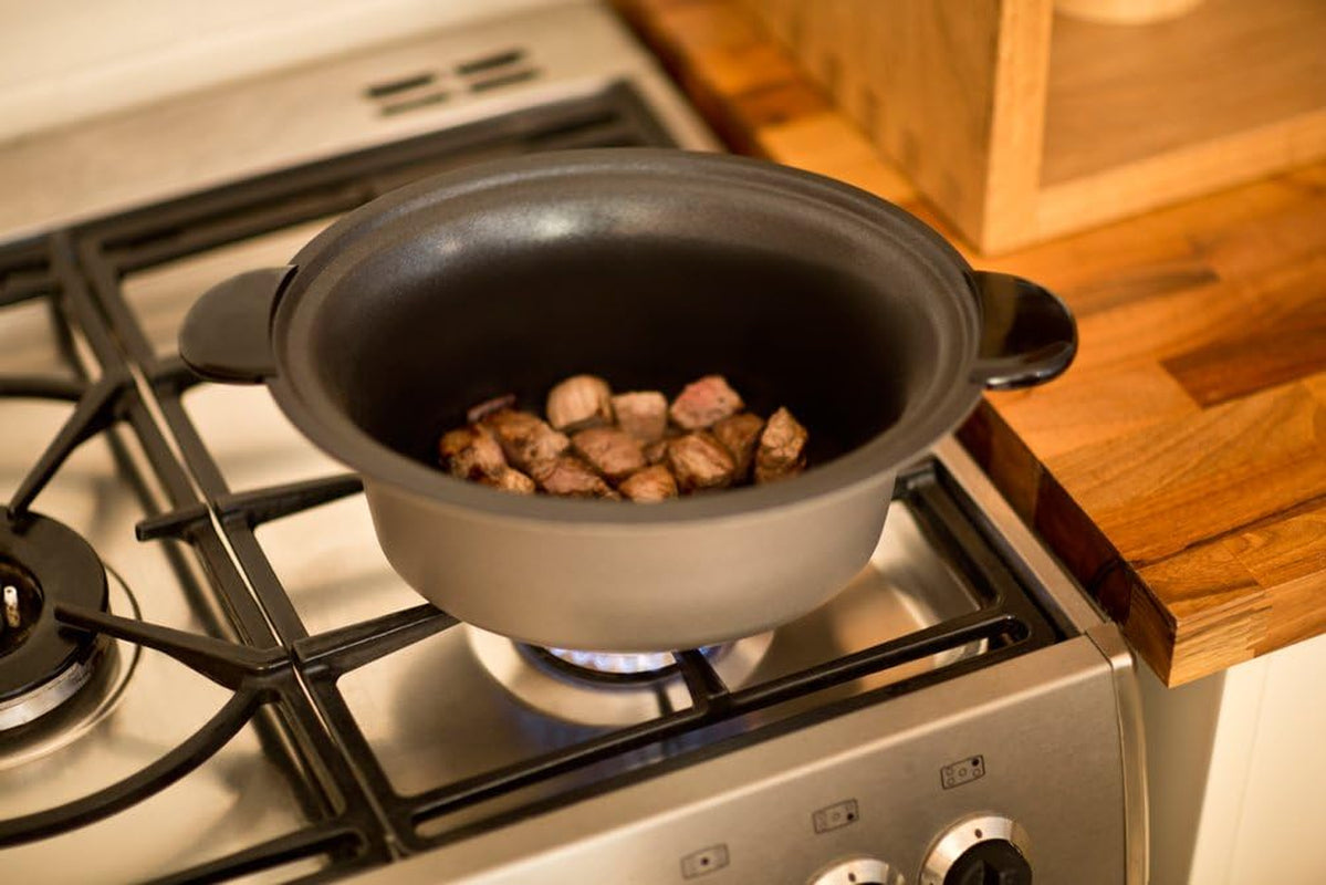 Pomalý hrnec Russell Hobbs, 3,5 l nepřilnavý, nerezová ocel, 3 nastavení teploty a funkce udržování teploty, 160W pomalý hrnec Naty Shop