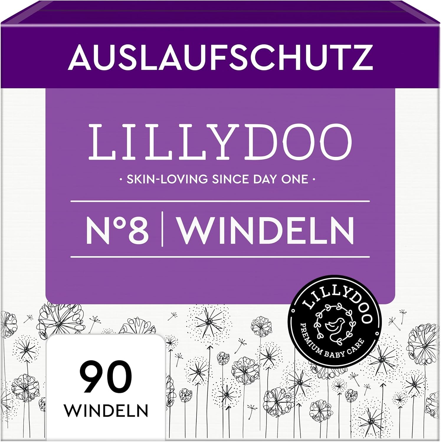 Dětské plenky LILLYDOO šetrné k pokožce – velikost 3 (6–10 kg), 29 kusů, spolehlivá ochrana proti vytečení, měkké, bez parfemace a bez mléka pro citlivou pokožku, dermatologicky testováno