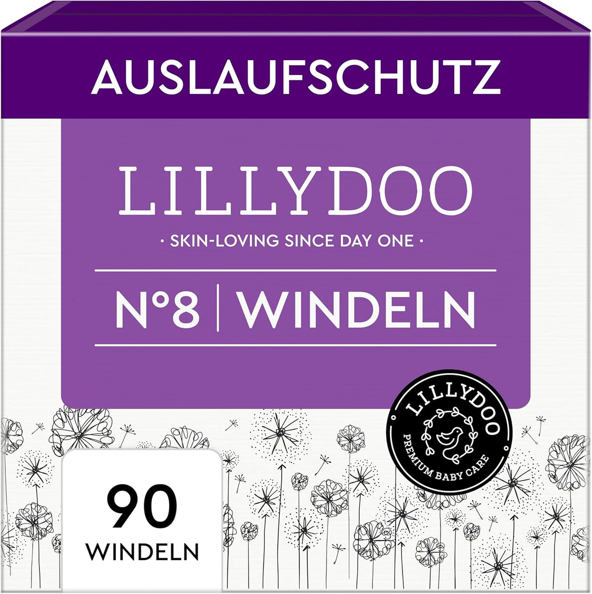 Dětské plenky LILLYDOO šetrné k pokožce – velikost 3 (6–10 kg), 29 kusů, spolehlivá ochrana proti vytečení, měkké, bez parfemace a bez mléka pro citlivou pokožku, dermatologicky testováno