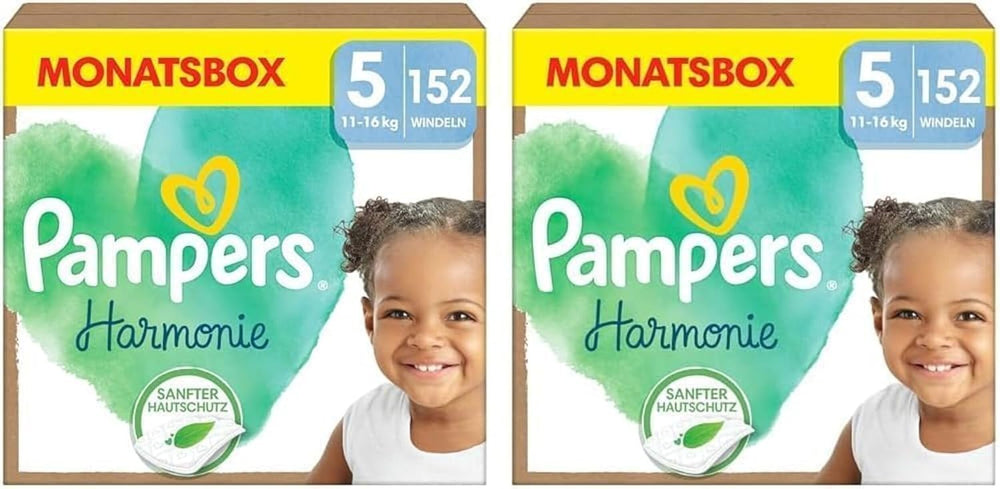 Plenky Pampers Harmony Velikost 4, 174 Plenky, 9kg-14kg, Jemná ochrana pokožky se 100% ochranou Pampers