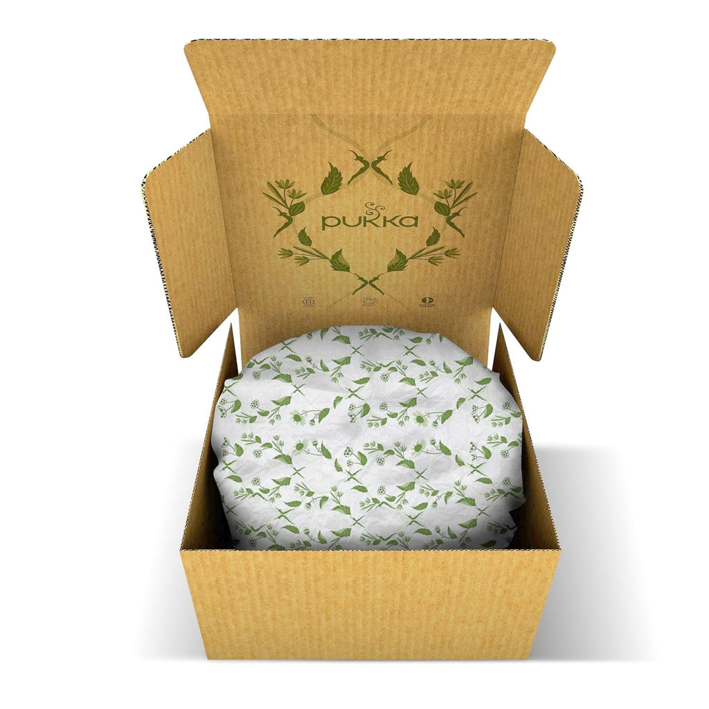 Set cadou ceai Pukka, cutie ceai organic Premium Selection „Wellness Von Früh Bis Spät”, matcha, curcuma, set ceai, idee cadou, 6 variante, 90 pliculețe de ceai