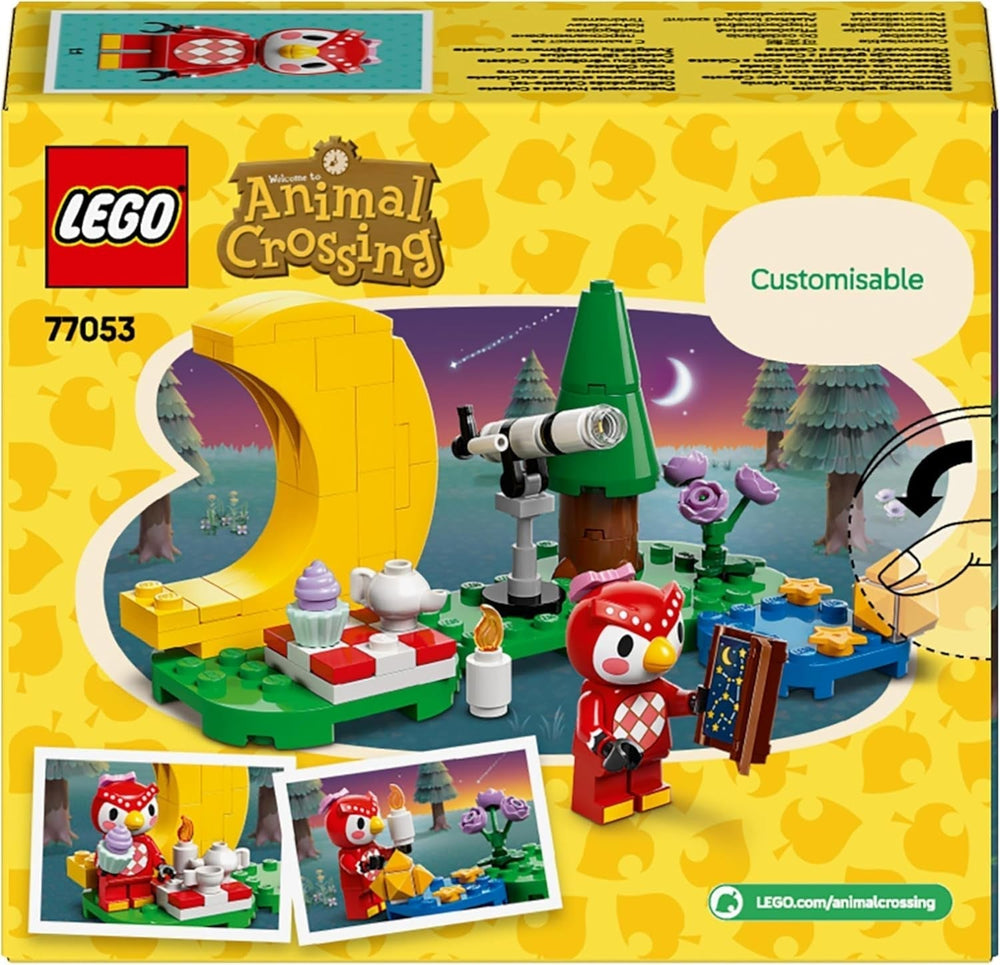 LEGO Animal Crossing Pozorování hvězd s Eufemií, Stavebnice pro děti, Nápaditá sada videoher na hrdiny, Hračka pro 6leté dívky a chlapce, Hračka Figurka zvířátko 77053 Stavebnice Besuche den LEGO-Store