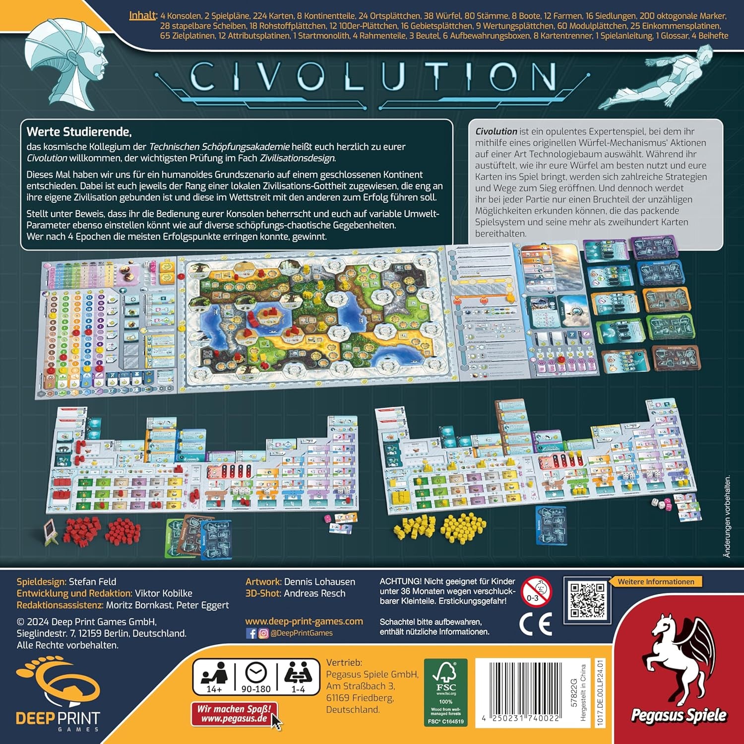 Pegasus Games 57822G Civolution (Deep Print Games), vícebarevné