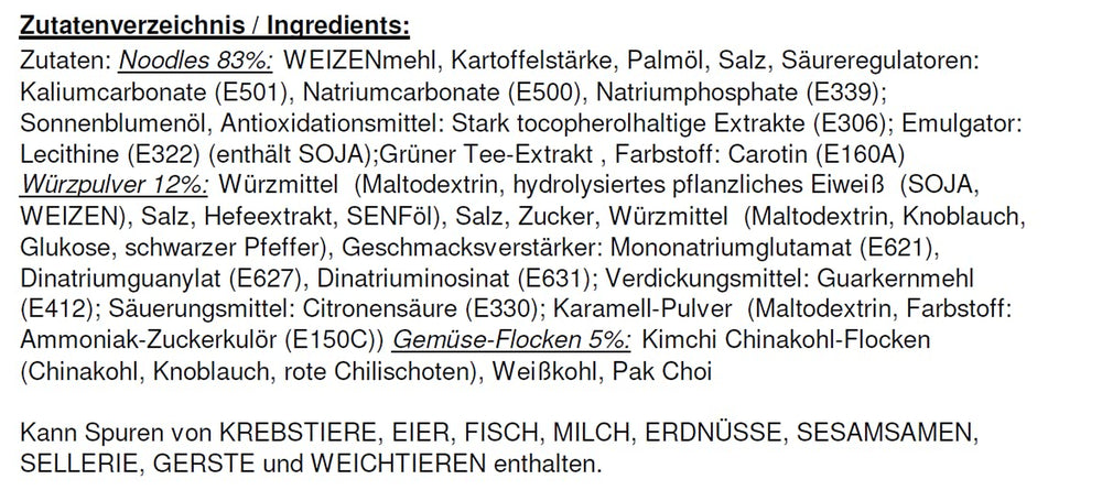 Instantní nudle Nong Shim Kimchi Ramyun - korejská polévka ramen v hrnku - rychlá příprava - 1 balení 75g