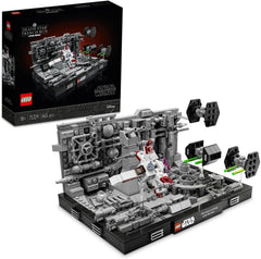 LEGO 75329 Star Wars Sada diorámat Death Star Trench Run Stavebnice X-Wing pro dospělé Luka Skywalkera Fanoušek Nová naděje Zboží Dekorace pokoje Dárkové Stavebnice Besuche den LEGO-Store Single