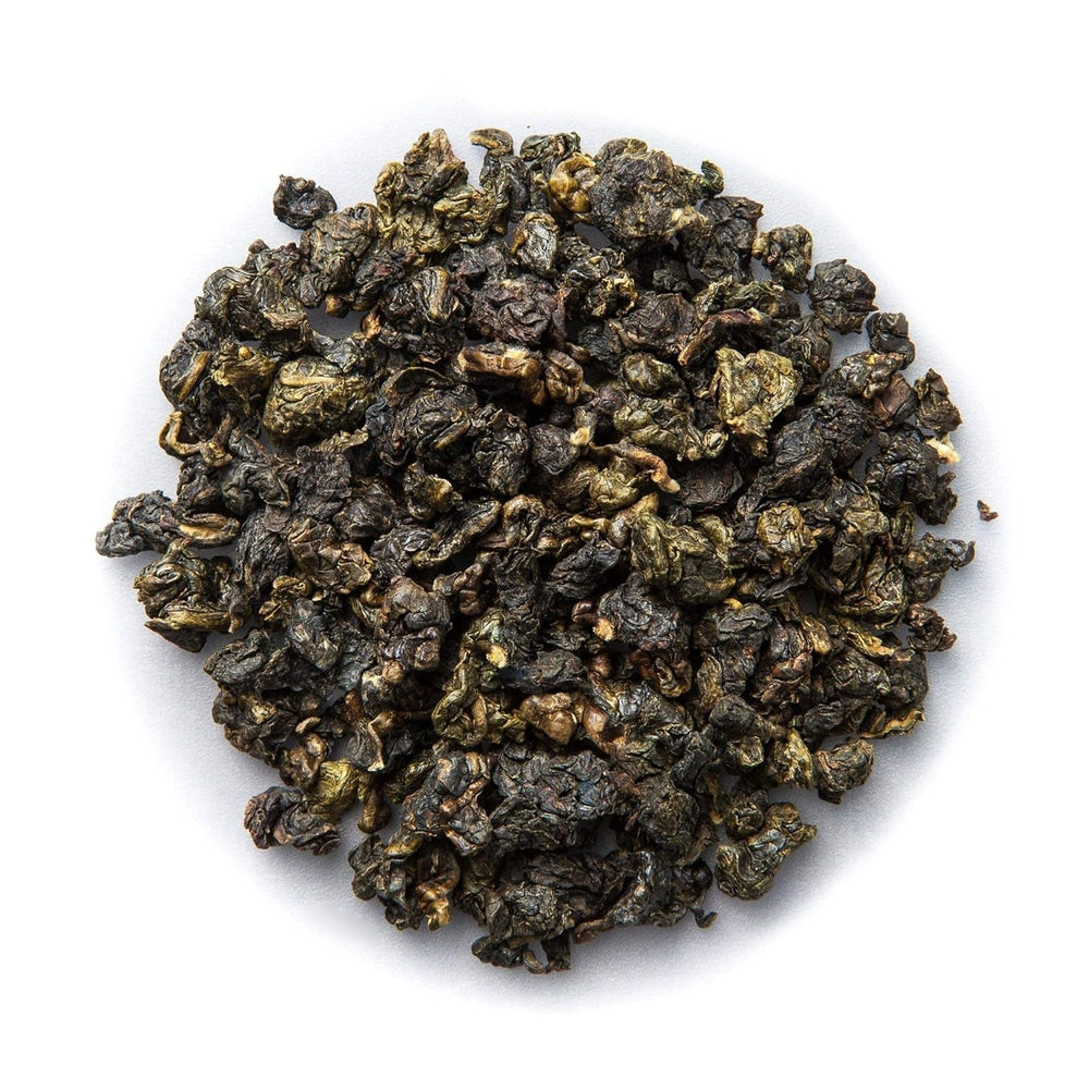 Ceai Dong Ding Oolong din Taiwan - Ceai Oolong direct de la fermierii din Taiwan - Aromă puternică de nuci și flori (100 grame)