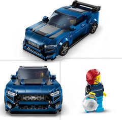 LEGO Speed Champions Minifigurky sportovních aut Ford Mustang Dark Horse Hračka pro děti ke stavění, hraní a vystavování, dárek pro chlapce, dívky a fanoušky aut 9 let staré 76920 Stavebnice Besuche den LEGO-Store