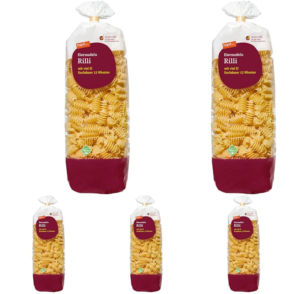 tegut... Nudle s vejcem Rilli, 1 x 500 g