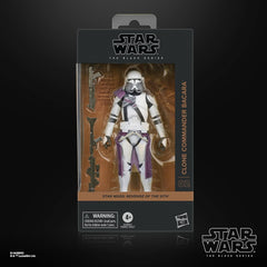 Velitel klonů černé série Star Wars Bacara, Star Wars: Ahsoka prémiová sběratelská figurka (15 cm) Akční figurky Naty Shop