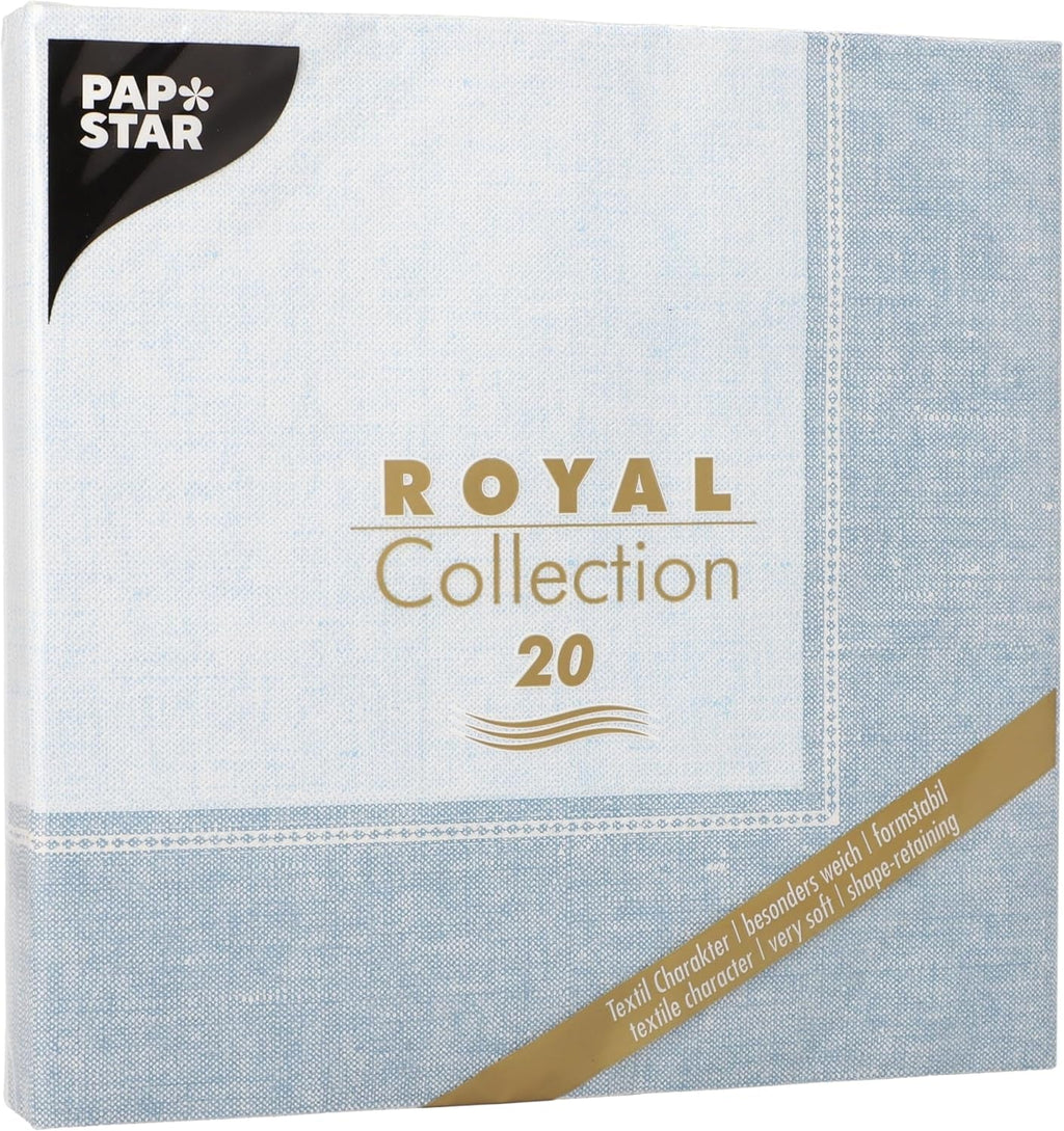 PAPSTAR 50 șervețele ROYAL Collection 1/4-fold 40 Cm X 40 Cm Pink Linum