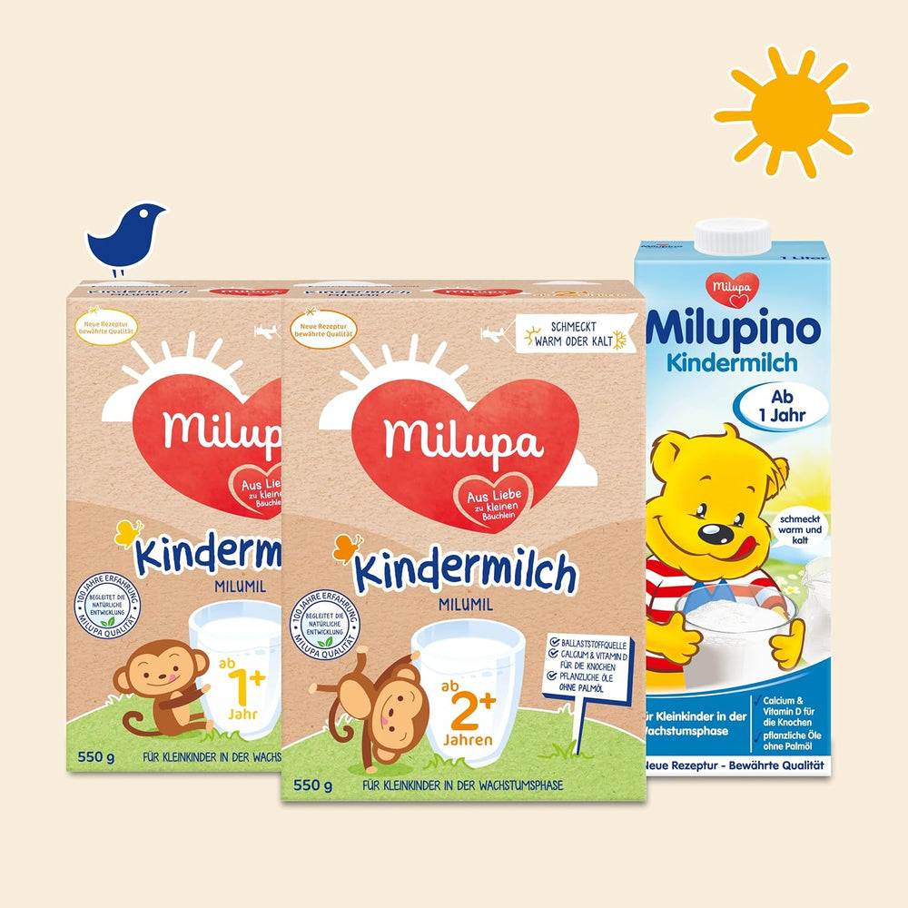 Milupa Milumil Růstové mléko 2+ - Od 1 roku - Pro malé děti v růstové fázi - 5 x 550 g