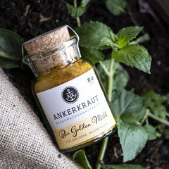 Ankerkraut Bio Golden Milk, Gewürz für goldene Milch, s kurkumou, Zimt a Ingwer, 75 g v korkové sklenici