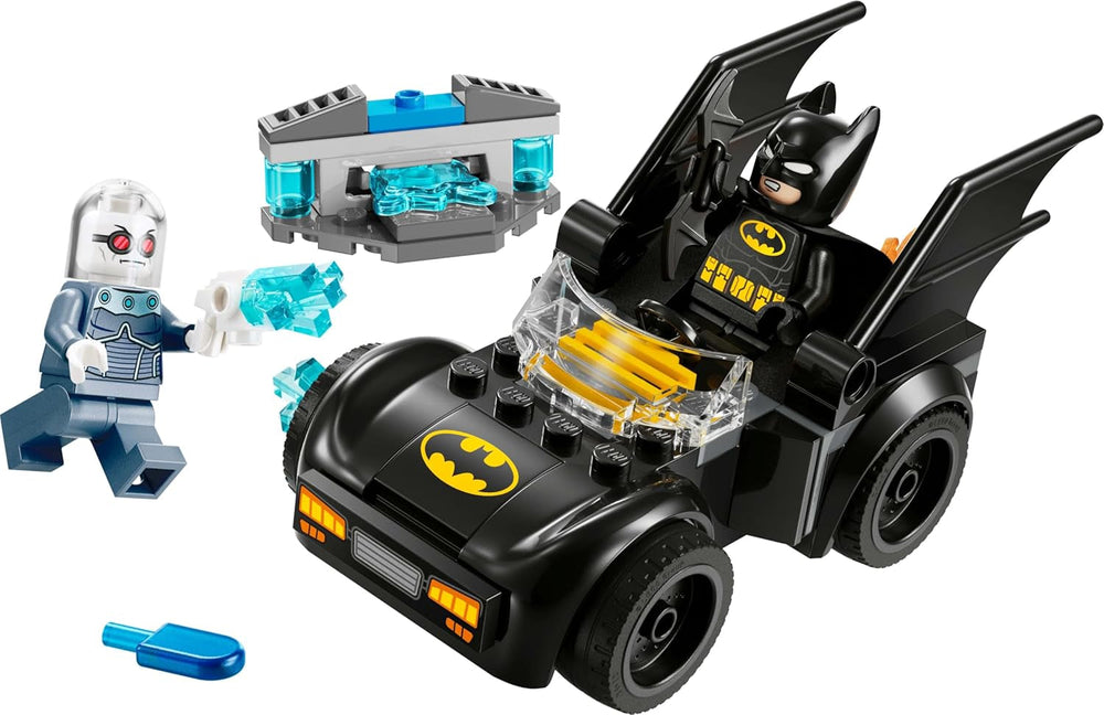 LEGO DC Batman: Batman & Batmobile vs. Pan Freeze - Auto superhrdina se 2 minifigurkami - Ledový vystřelovač s ohnivými prvky - Dárek pro chlapce a dívky od 4 let 76301 Stavebnice Besuche den LEGO-Store