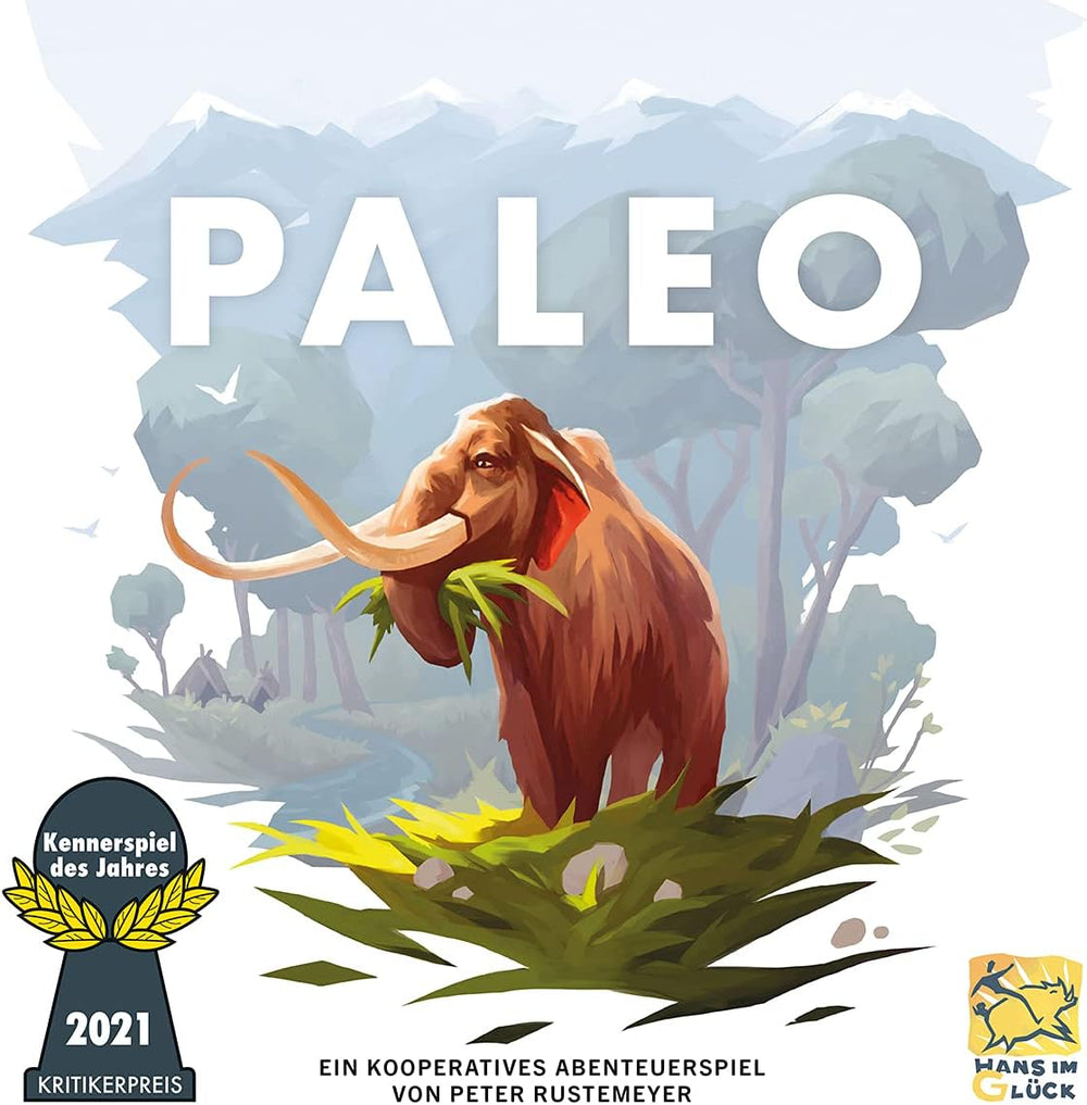 Hans im Glück, Paleo, joc de bază, Kennerspiel des Jahres 2021 (Jocul expert al anului 2021), joc de masă, 2-4 jucători, cu vârsta peste 10 ani, 45-60 minute, germană