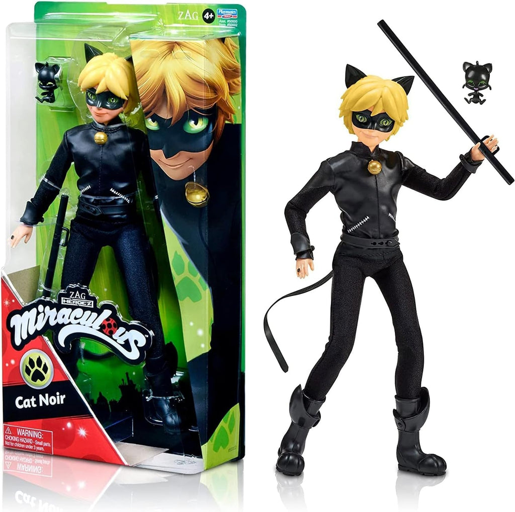 Bandai - Miraculous Ladybug - Doll Marinette Colour Change Surprise - Păpușă articulată Miraculous, 26 Cm + 3 surprize - Model aleatoriu - P50390 Papusi Naty Shop Cat Noir