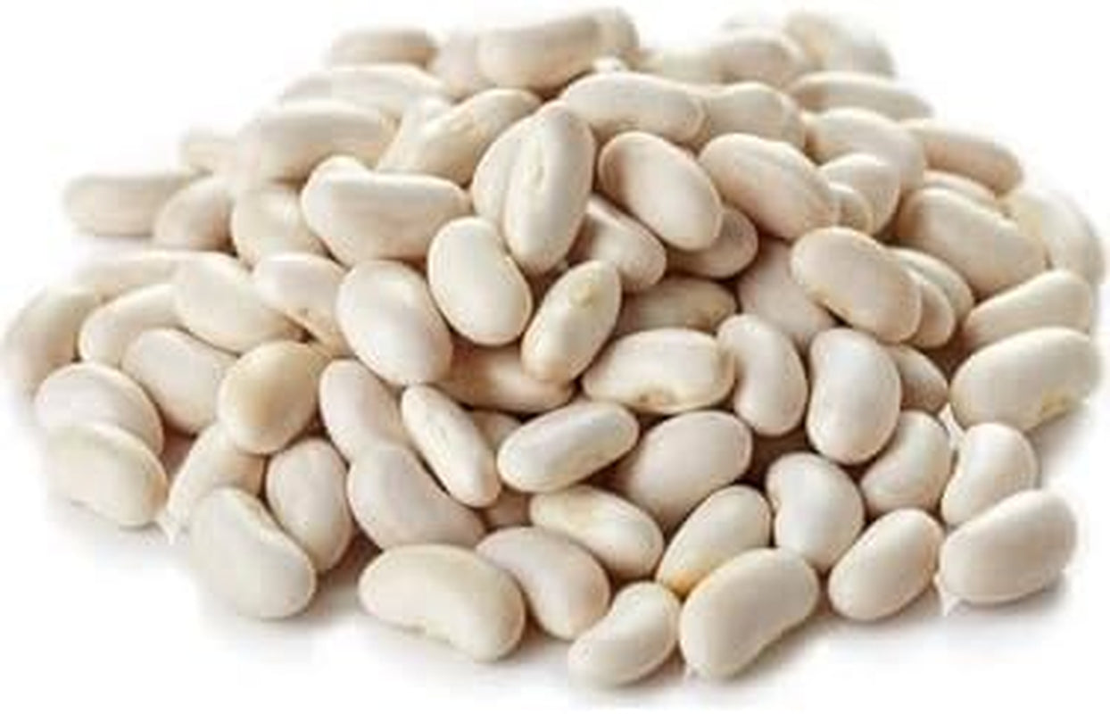 Seba Garden White Beans 1kg – (Kuru Fasulye), prémiové sušené turecké fazole, vysoký obsah bílkovin a vlákniny, vše přírodní a veganské – ideální pro dušená jídla, polévky, kastrol