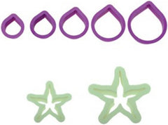 KIT 7 nožů Rosen-Set, plast, fialová, 8,5 x 8,5 x 5 cm