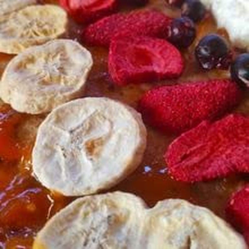 Banane uscate la congelator | Pachet 120g Banane uscate fără zahăr | Banană uscată la congelator | Banane cu fructe uscate | Banane proaspete uscate la congelator | Felii de banane cu fructe uscate la congelator Produse deshidratate Naty Shop