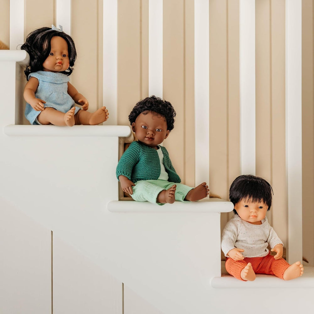 Miniland Babypuppe südamericanisches Mädchen 38cm-31058, Zufällig