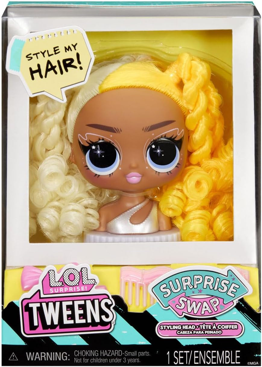 L.O.L. Překvapení! Tweens Surprise Swap Series - Styling-Köpfe mit tollen Haar-Accessoires und wunderschönem Haar - ideální pro Kinder ab 4 Jahren, Mehrfarbig