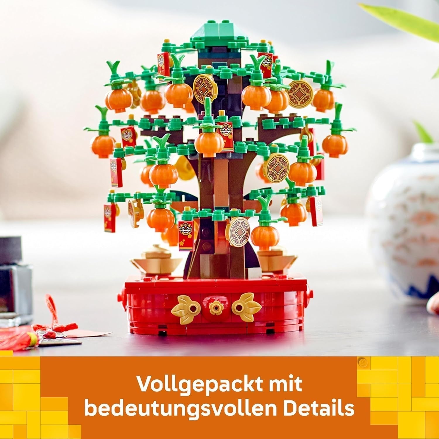 LEGO Hunchback Chestnut, Stavebnice pro 9 let, Lunární novoroční dárek pro chlapce a dívky, Sada na hraní rolí, Slavnostní dekorace, Bytové dekorace, Stolní dekorace 40648 Stavebnice Besuche den LEGO-Store