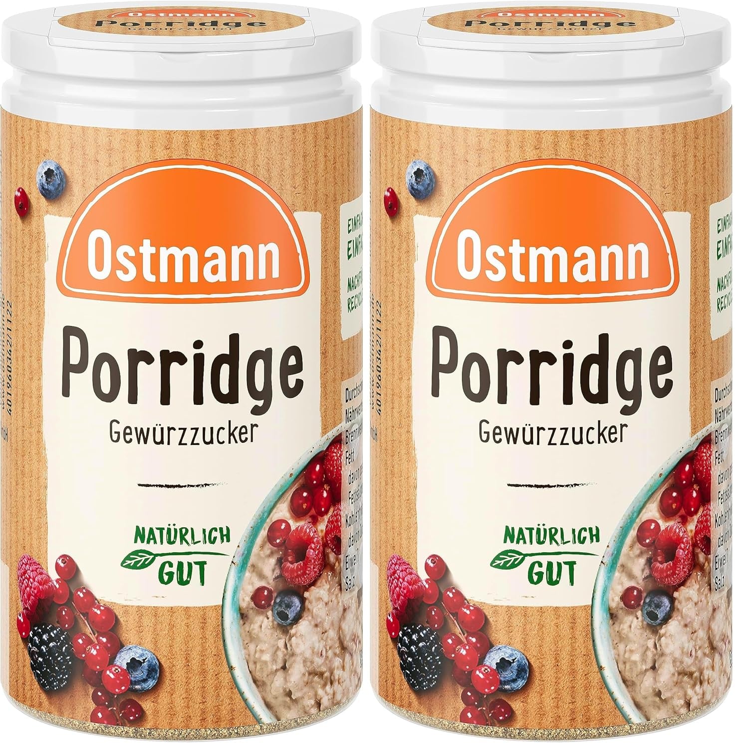Ostmann Spices – kořeněná kaše Směs s vůní cukru, skořice a kakaa, k dochucení ovesných vloček, rýžového nákypu a dalších sladkých specialit, Vegan, 60 g (design balení se může lišit)
