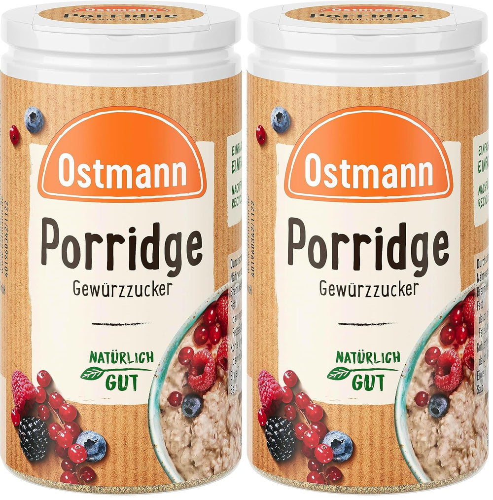 Ostmann Spices – kořeněná kaše Směs s vůní cukru, skořice a kakaa, k dochucení ovesných vloček, rýžového nákypu a dalších sladkých specialit, Vegan, 60 g (design balení se může lišit)