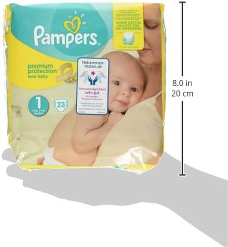 Pleny Pampers Premium Protection New Baby, velikost 1 (novorozenecké), 22 kusů