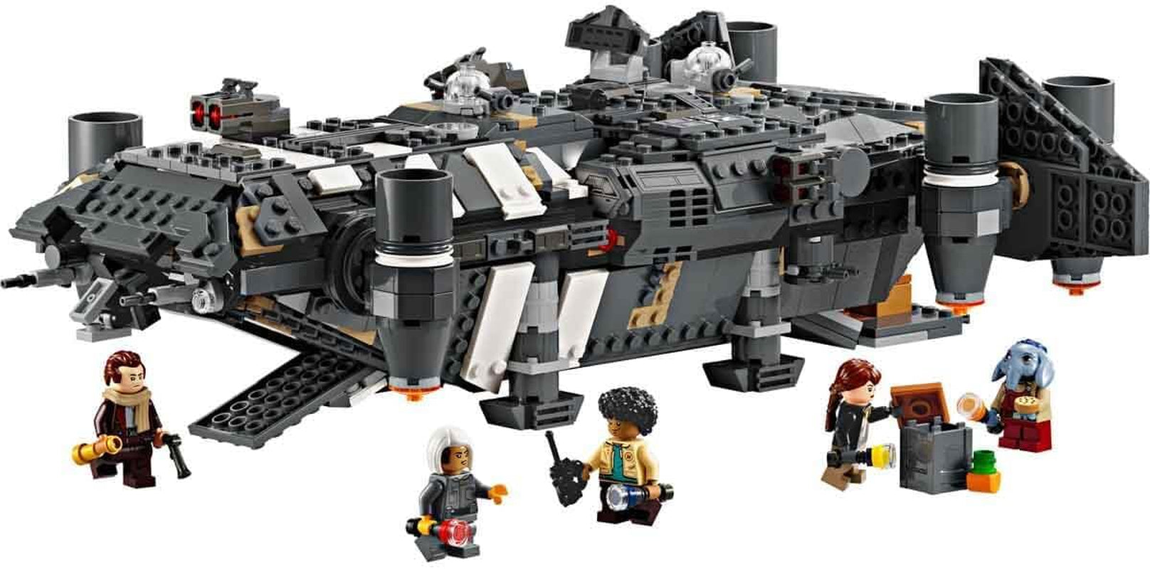 LEGO Star Wars: Skeleton Crew Onyx Cinder, sestavitelná a sběratelská hvězdná loď pro chlapce a dívky s 5 postavami, nápad na dárek pro fanoušky od 10 let 75374 Stavebnice Besuche den LEGO-Store