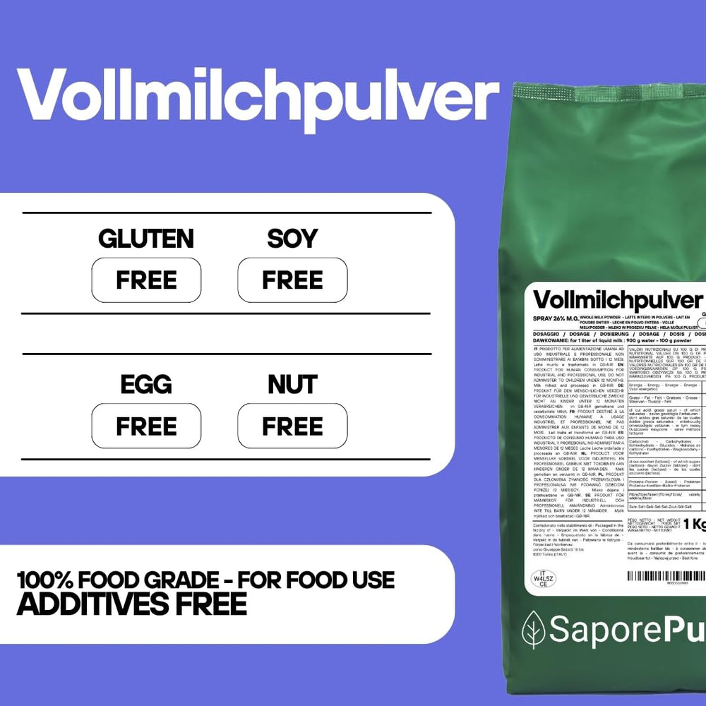 Vollmilchpulver 1 kg - Sušené mléko