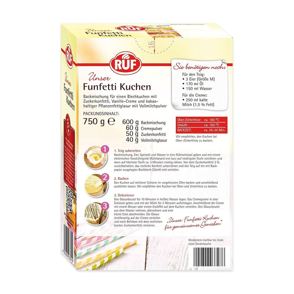 RUF Amestec pentru prăjituri, diverse culori Glazuri si Decor Naty Shop