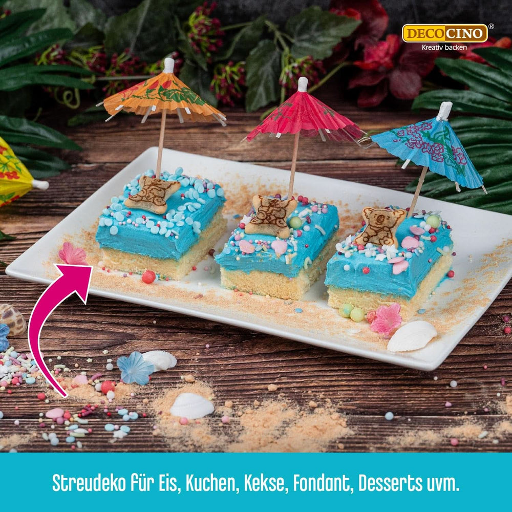 DECOCINO Party Mix, perle de zahăr, decorațiuni de stropit, confetti, 95 grame Naty Shop