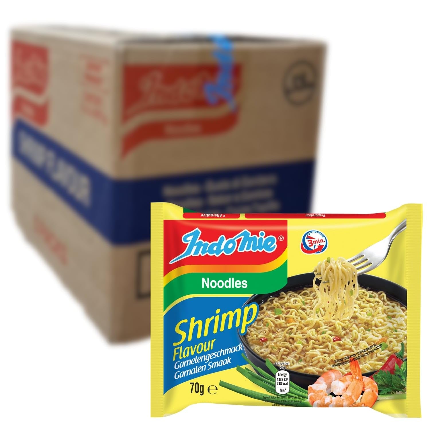 INDOMIE – Instantní nudle Mi Goreng – Multipack (40 x 80 g)