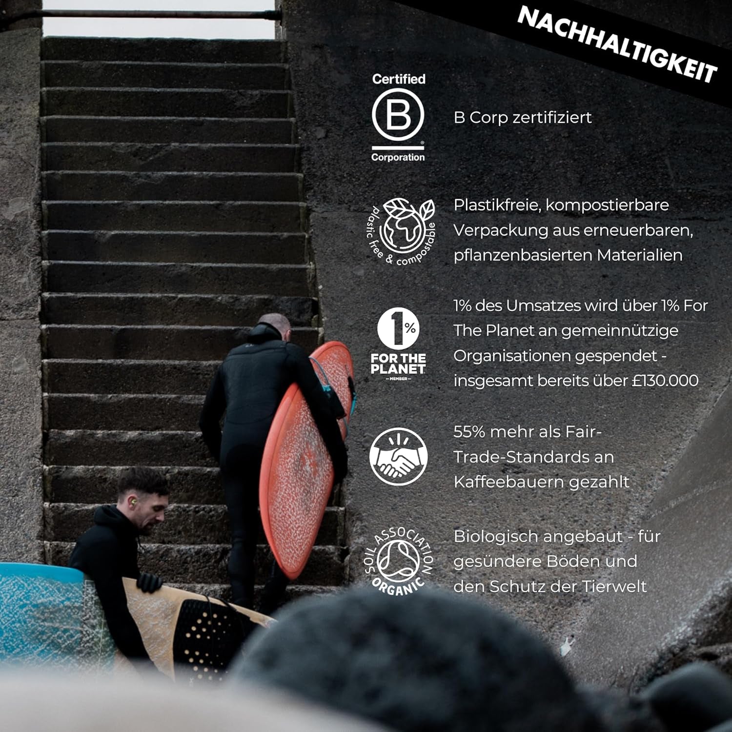 EXHALE Bio GANZE BOHNEN – Dunkel Gerösteter Kaffee – 450g Packung – Mykotoxinfrei & Geeignet für Bulletproof Coffee – Single Origin und 100% Arabica Bohnen