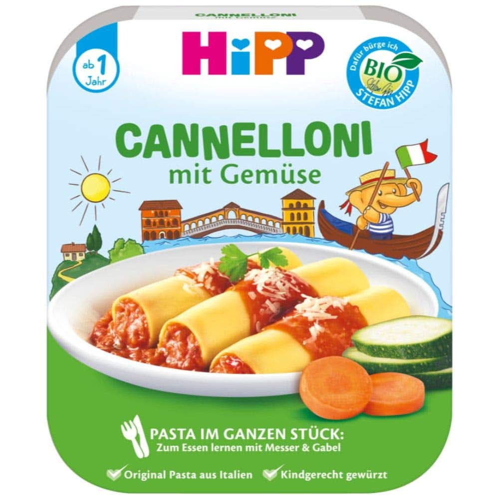 Hipp Cannelloni se zeleninou, balení 6 ks (6 x 250 gramů) Matka a dítě Naty Shop