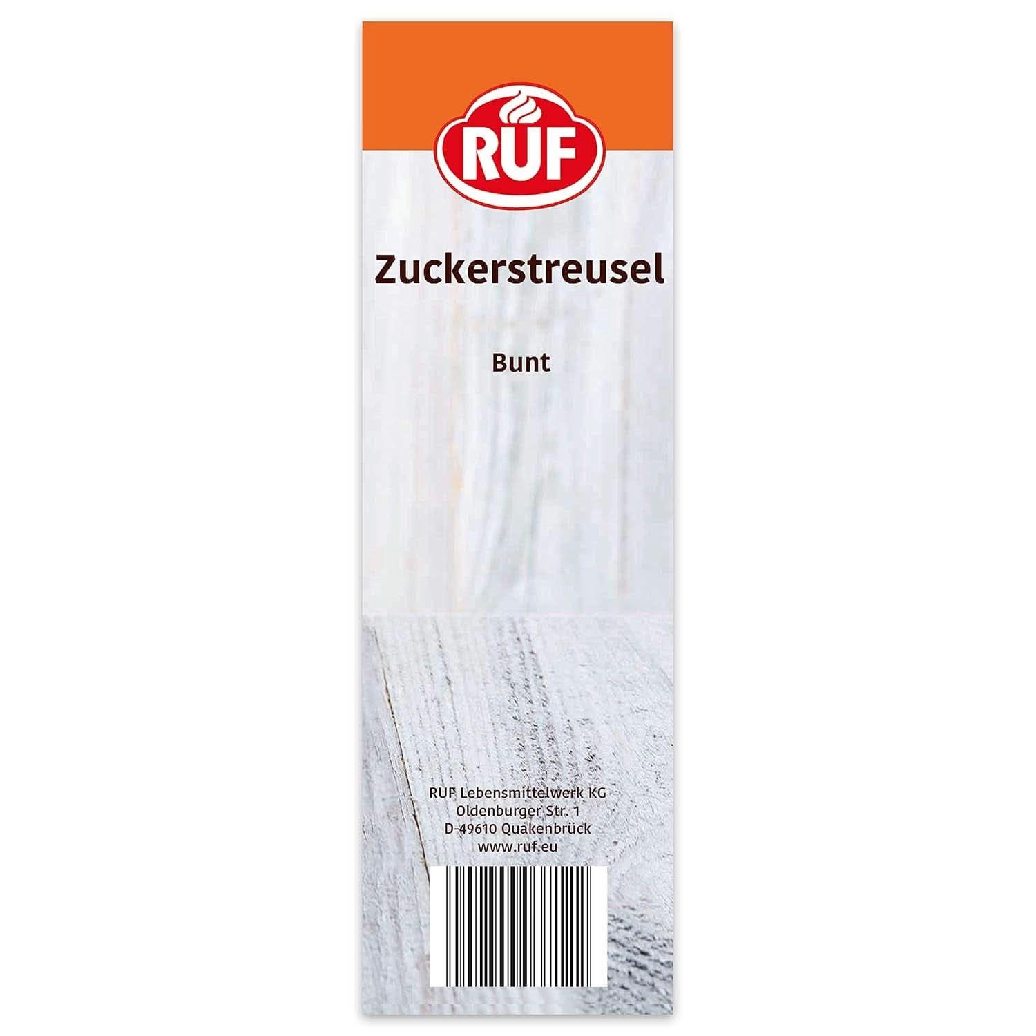 RUF Sypání barevného cukru v barvách duhy, 1 kilo Sypání Naty Shop