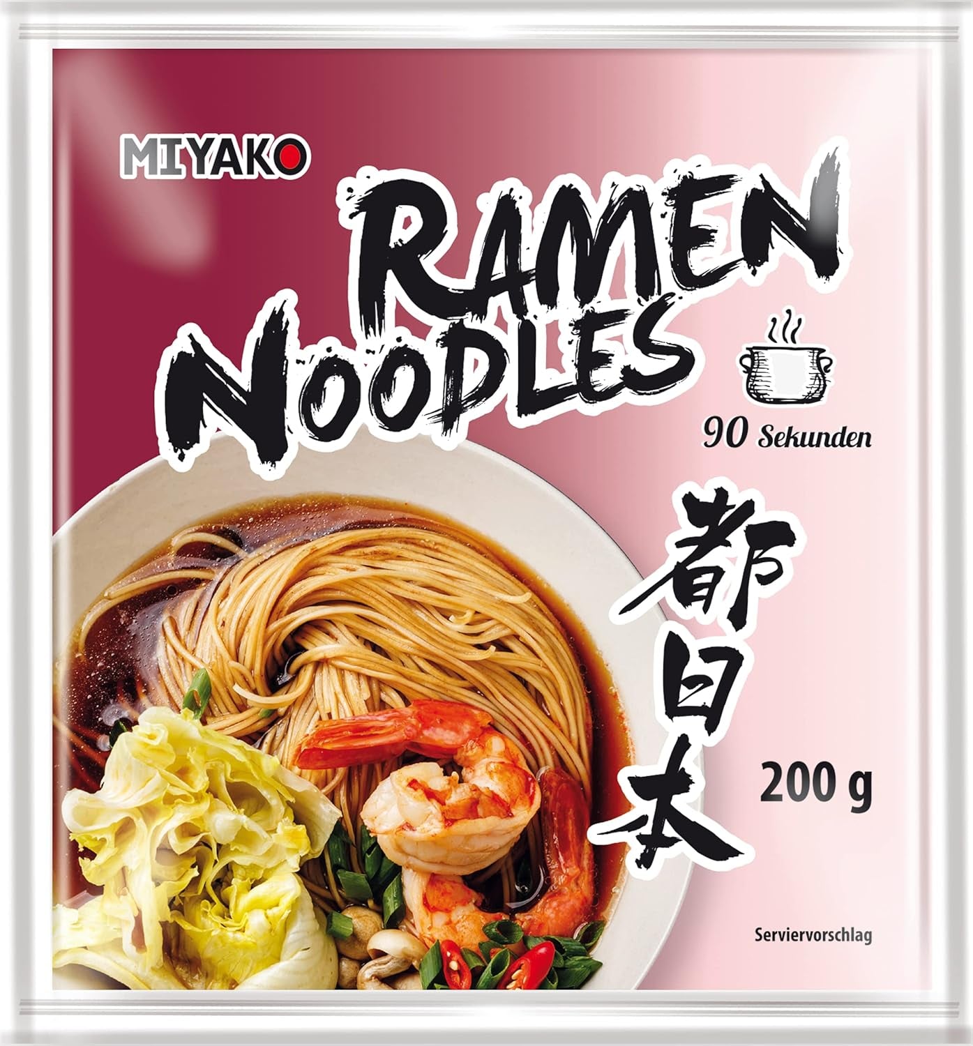 Miyako japonské nudle Ramen 12 balení (12 x 200 g)