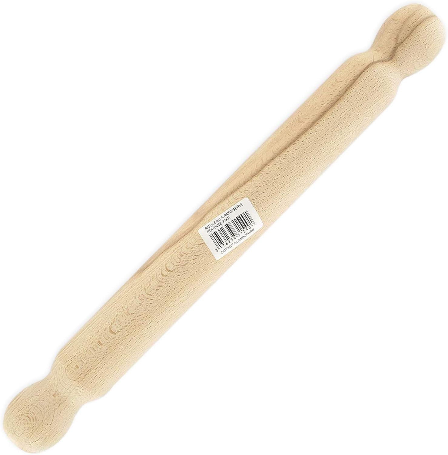 Fackelmann 3154050 Sucitor de lemn, dintr-o singură bucată, 40 cm, maro