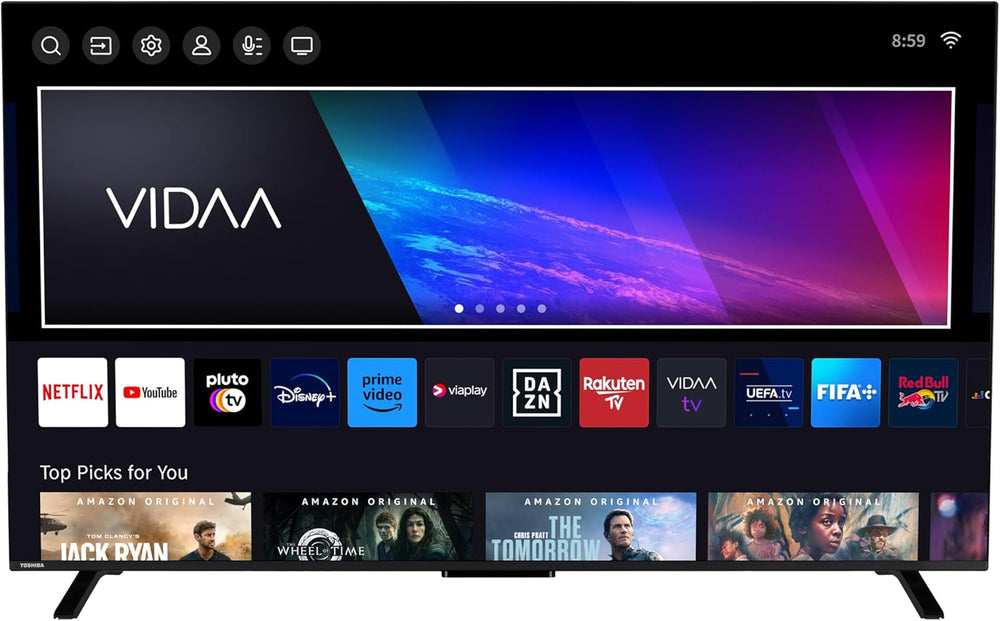 Televizor Toshiba 40LV2E63DAZ de 40 de inci/TV inteligent VIDAA (Full HD, HDR, tuner triplu, Bluetooth, Dolby Audio) [2024]