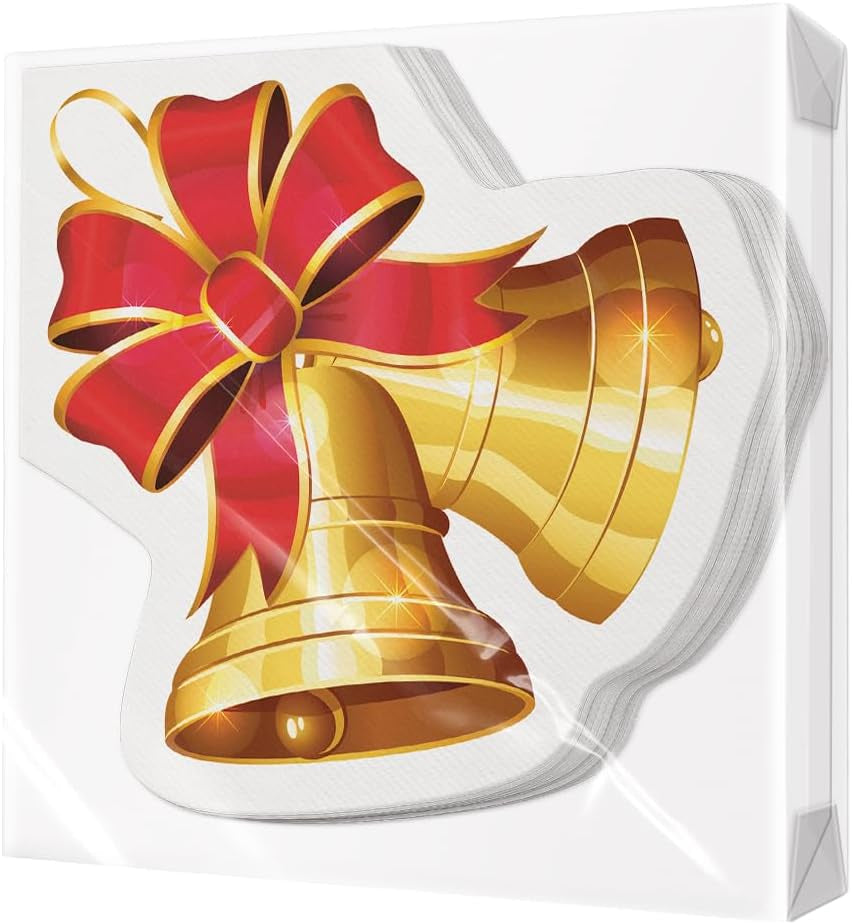 PAW - Șervețele Airlaid (40 X 40 Cm) I 50 Bucăți I Perfect pentru Crăciun, Iarnă, Sărbători I Decorațiuni de masă pentru Ajunul Crăciunului I Șervețele Airlaid Fabric-Like Winter Branches I Winter Branches