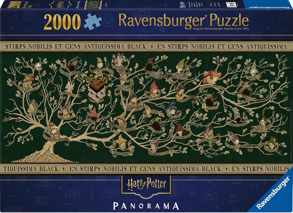 Ravensburger Puzzle 17299 - Rodokmen - Panoramatické puzzle Harry Potter 2000 dílků pro dospělé a děti od 14 let Puzzle Naty Shop