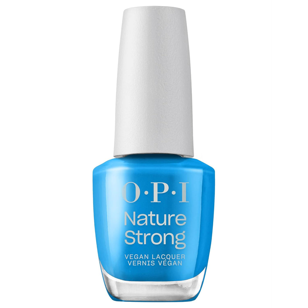 OPI Nature Strong Fresh as a Blue Daisy - Modrý lak na nehty - Intenzivní lesk a 7denní výdrž | Dlouhotrvající barva pro vaše nehty | 15 ml
