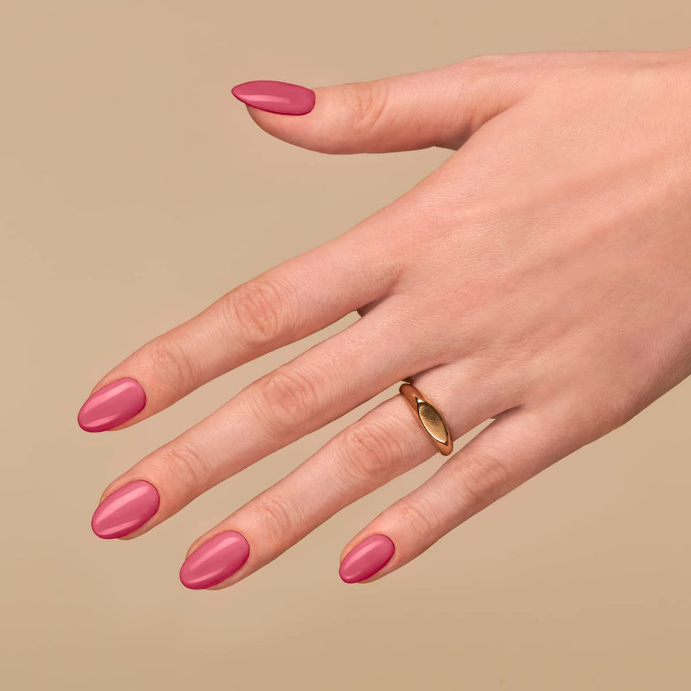 UV lak na nehty Semilac Hybrid 400 Rusty Red 7ml, kolekce Tastes of Fall